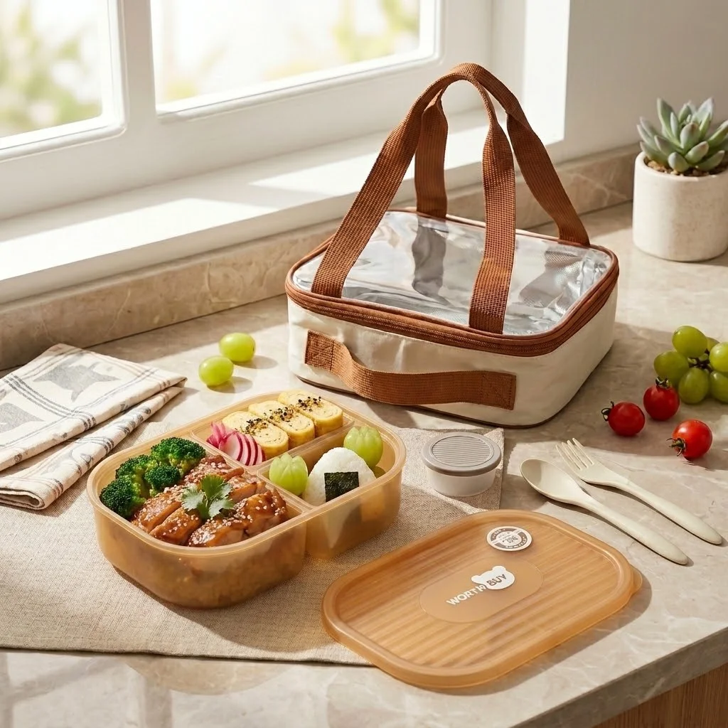 Divided Plastic Bento Box 3 Co - Meal Prep Or Prep Meal recension och pris