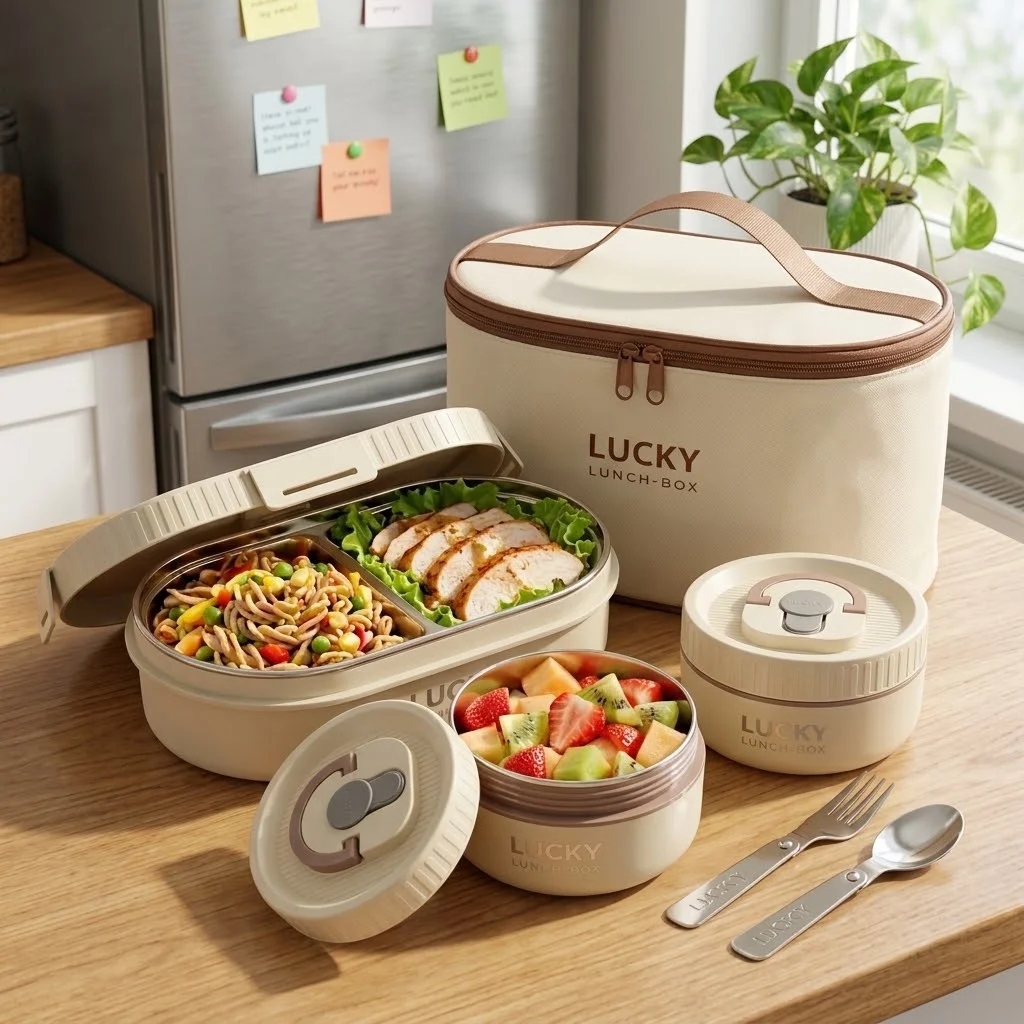 304 Stainless Steel Bento Box  - Meal Prep Or Prep Meal recension och pris
