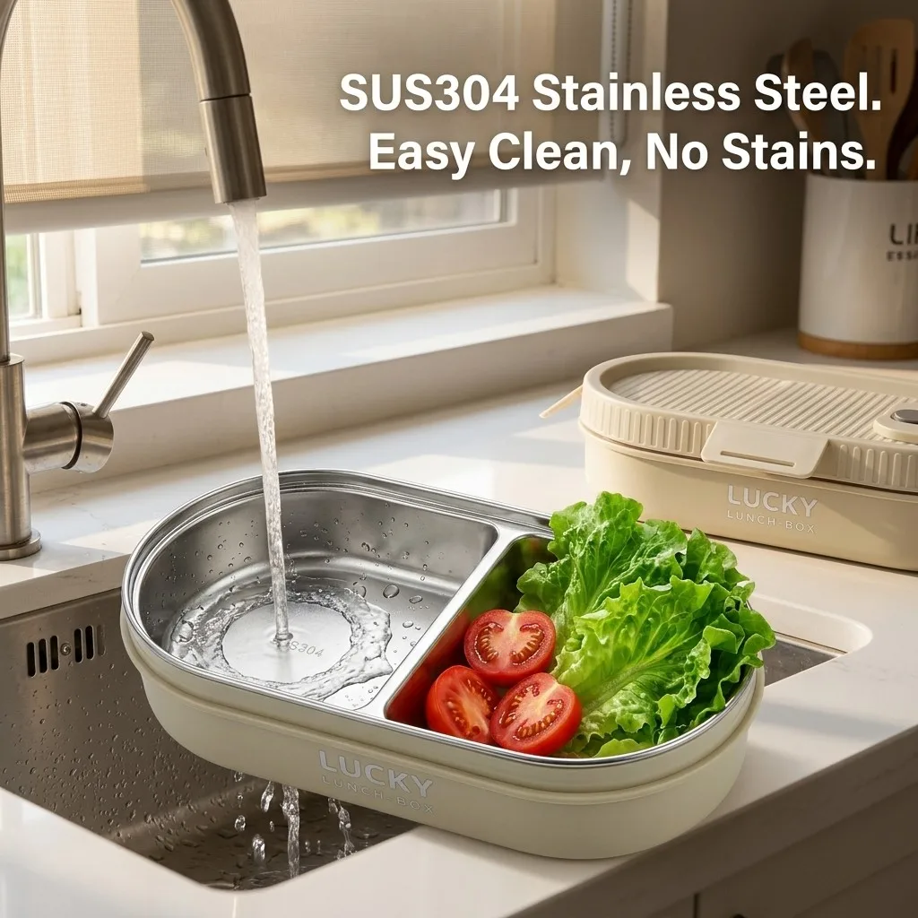 304 Stainless Steel Bento Box  - Meal Prep Or Prep Meal recension och pris